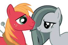marble mac noserub cute my little pony kiss sweet