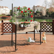 Elevated Planter Elevated Mobile Planter GIF