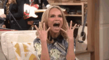 Kristin Chenoweth Shows Off Her Pearly Whites On The Meredith Vieira Show! GIF - The Meredith Vieira Show Kristin Chenoweth Shocked GIFs