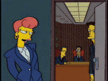 The Simpsons Malibu Stacy GIF - The Simpsons Malibu Stacy Close Door With Butt GIFs