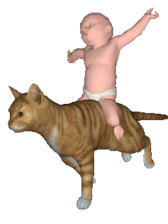 Baby Cat Sticker - Baby Cat Weird Stickers