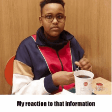 My Reaction To That Information Funny Memes GIF