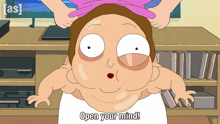 Open Your Mind Kuato Morty GIF