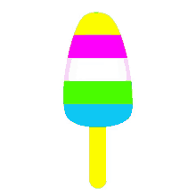 popsicle ice pop loop rainbow loop illustration