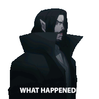 What Happened Vlad Dracula Tepes Sticker - What Happened Vlad Dracula Tepes Castlevania Stickers
