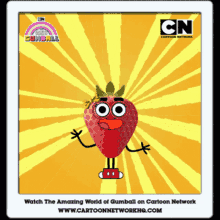 The Amazing World Of Gumball Strawberry Strawberry Is A Character GIF - The Amazing World Of Gumball Strawberry Strawberry Is A Character Cartoon Network Strawberry GIFs