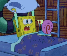 Spongebob Sleep GIF - Spongebob Sleep Gray GIFs