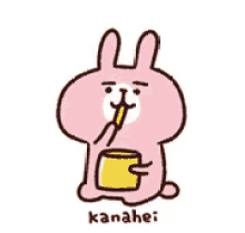 Kanahei Bunny GIF - Kanahei Bunny Eating GIFs