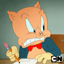Enojado Porky GIF - Enojado Porky Looney Tunes GIFs