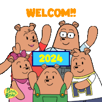 Welcome 2024 Merry Christmas And Happy New Year 2024 Sticker - Welcome 2024 Merry Christmas And Happy New Year 2024 Stickers