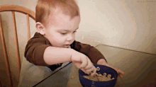The Greater Fear Is That Not Only Will You Be Holding It But, You Will Be Left Alone With It. GIF - Cherrios Cereal Stare GIFs