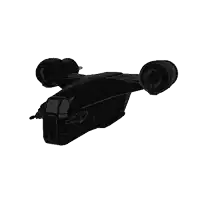 a black and white drawing of a space ship with missiles coming out of it 's wings