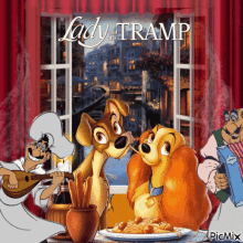 Lady And The Tramp Date GIF - Lady And The Tramp Date Love GIFs