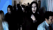 Rock Is Dead GIF - Marilyn Manson Hug GIFs