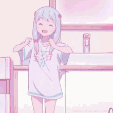 anime dancing happy