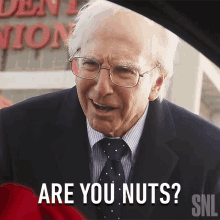 Are You Nuts Larry David GIF - Are You Nuts Larry David Bernie Sanders GIFs