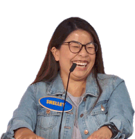Laughing Shelley Sticker - Laughing Shelley Family Feud Canada Stickers