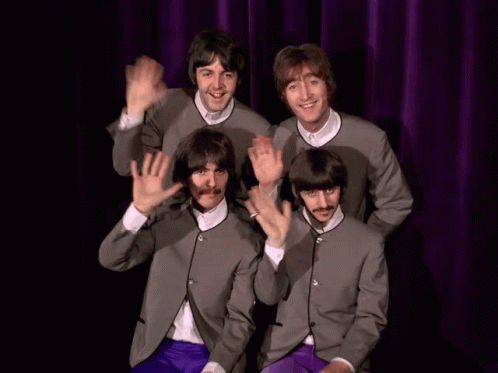 The Beatles Hello Goodbye GIF - The Beatles Hello Goodbye Wave Hello -  Discover & Share GIFs