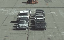 When You Have To Go Down A Busy Hallway To Go To The Bathroom GIF - Cars Crash Destroy GIFs