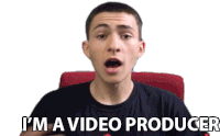 Im A Video Producer Jack Cole Sticker - Im A Video Producer Jack Cole Video Producer Stickers