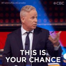 This Is Your Chance Gerry Dee GIF - This Is Your Chance Gerry Dee Family Feud Canada GIFs