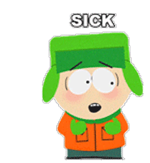 Sick Kyle Broflovski Sticker - Sick Kyle Broflovski South Park Stickers