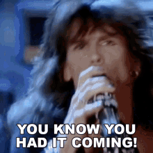 you know you had it coming steven tyler aerosmith the other side song you deserve that