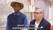 What Was The Inspiration Behind It The Great Canadian Baking Show GIF - What Was The Inspiration Behind It The Great Canadian Baking Show Gcbs GIFs