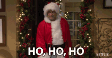 Ho Ho Ho Santa Claus GIF - Ho Ho Ho Santa Claus Laughing GIFs