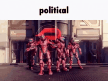 political halo halo5 red halo red