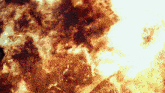 a large explosion with a lot of flames and smoke coming out of it