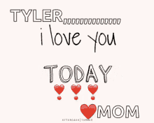I Love You Forever I Love You Tyler GIF - I Love You Forever I Love You Tyler Mom Loves You GIFs