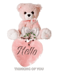 Hello Teddy Heart GIF - Hello Teddy Hello Heart GIFs