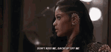 Joseline Dont Kiss Me GIF - Joseline Dont Kiss Me Back Off GIFs