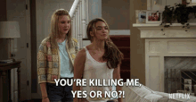 Youre Killing Me Yes Or No GIF - Youre Killing Me Yes Or No Paris Berelc GIFs