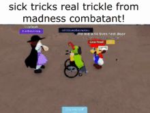 sick tricks tricky spoof satire madness combat