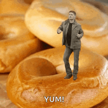 Bagel Excited GIF
