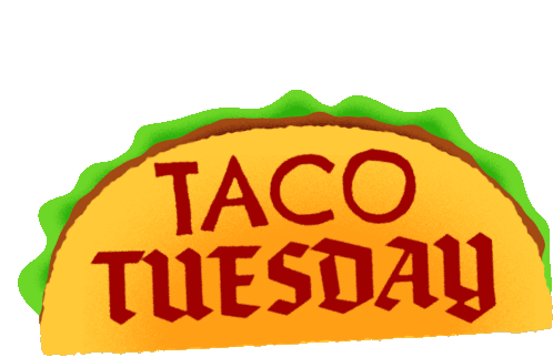 Taco Tuesday Yum Sticker - Taco Tuesday Yum Fiesta Stickers