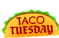 Taco Tuesday Yum Sticker