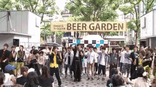 Japanese Beer Garden GIF