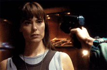 Michelle Forbes Helena Cain GIF - Michelle Forbes Helena Cain Battlestar Galactica GIFs