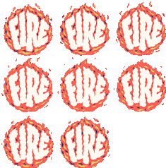 Fire Sticker - Fire Stickers