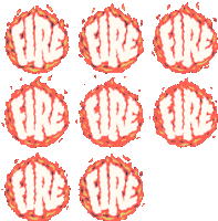 Fire Sticker