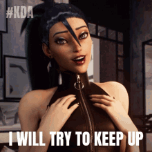 I Will Try To Keep Up Kaisa GIF