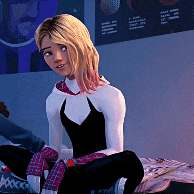 Across The Spiderverse Miles Morales GIF - Across The Spiderverse Miles  Morales Gwen Stacy - Discover & Share GIFs