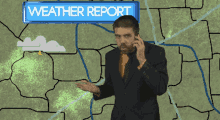 Im On The Air Weather Man GIF - Im On The Air Weather Man GIFs