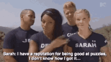 They Brag About How Perfect Their Life Is. GIF - The Challenge Sarah Good At Puzzles GIFs