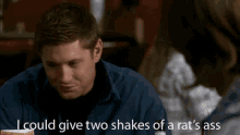 I Do Not Care Supernatural GIF - I Do Not Care Supernatural Jensen Ackles GIFs