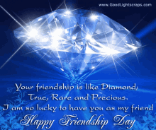 Your Friendship Diamond GIF - Your Friendship Diamond Sparkle GIFs