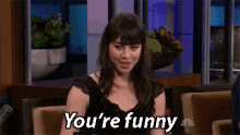 You'Re Funny GIF - Youre Funny Lol Aubrey Plaza GIFs